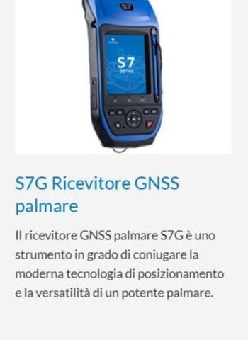 STONEX S7G RICEVITORE GNSS PALMARE