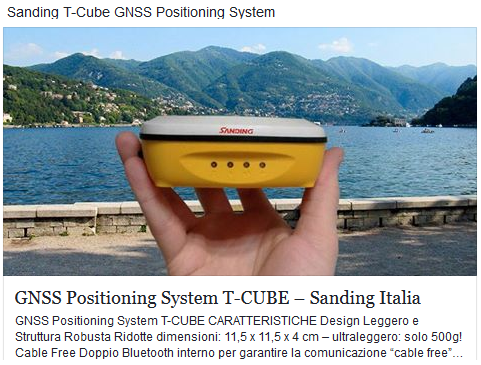 GPS GNSS USATO Sanding - stonexStonex